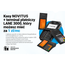 Novitus ONE Online**+ terminal PayTel